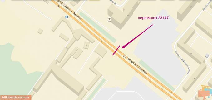 Нестандарт  в Запорожье ул.Победы (Вознесеновский рынок) схема